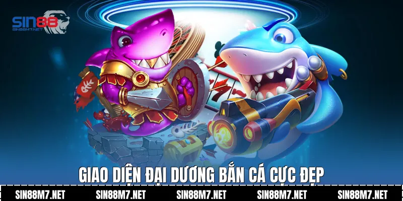 Giao diện đại dương bắn cá cực đẹp