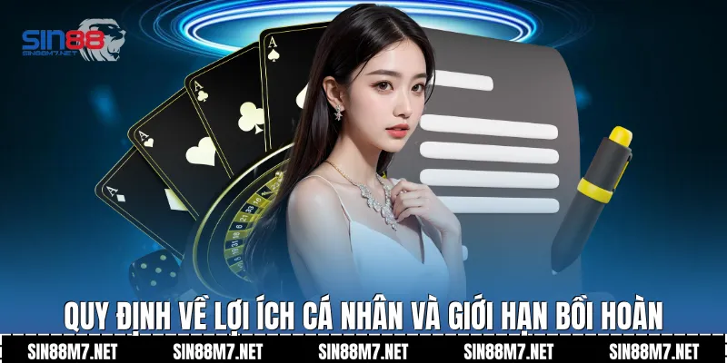 Quy định về lợi ích cá nhân và giới hạn bồi hoàn 